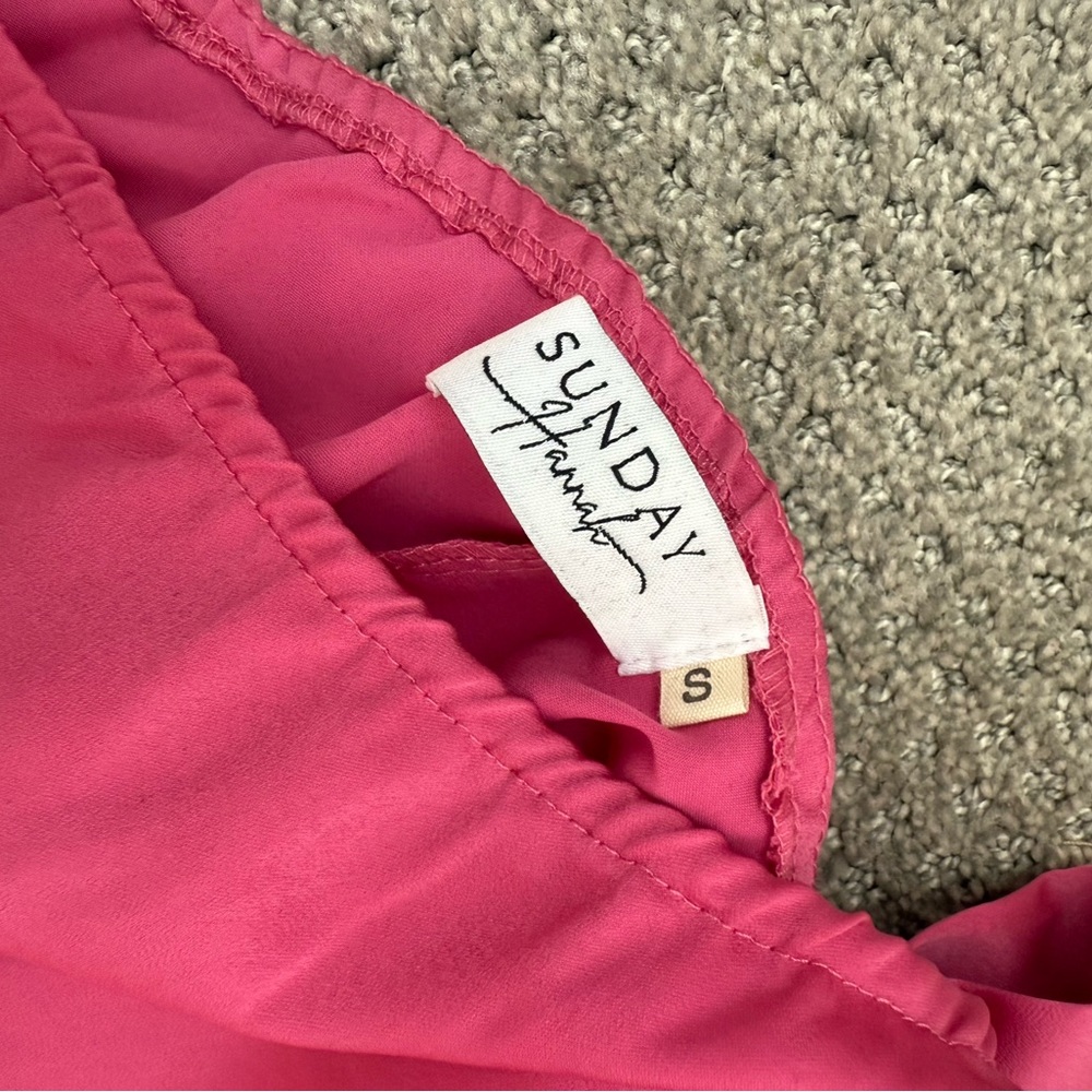 Pink One-Shoulder Maxi Dress - Picture 4 of 4